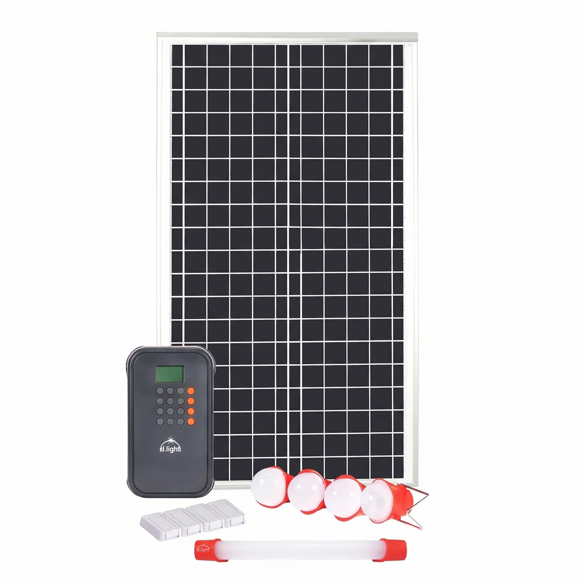 d.light X1000 Pro Solar Home System, front view