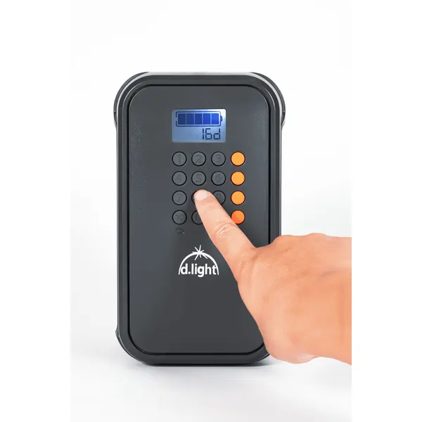 d.light X1000 Pro Solar Home System, side view