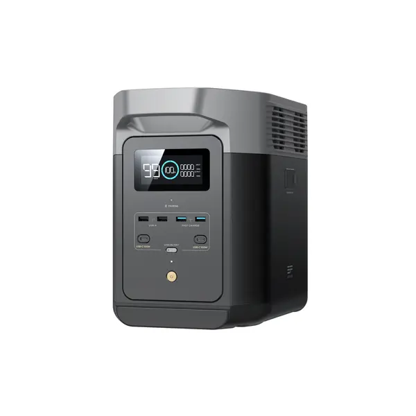 EcoFlow Delta 2 Portable Power Station, side view