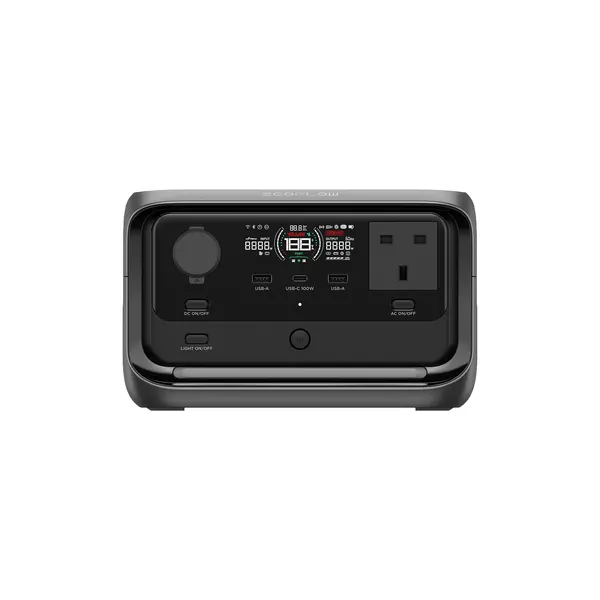 EcoFlow River 3 Plus Portable Power Station, front view