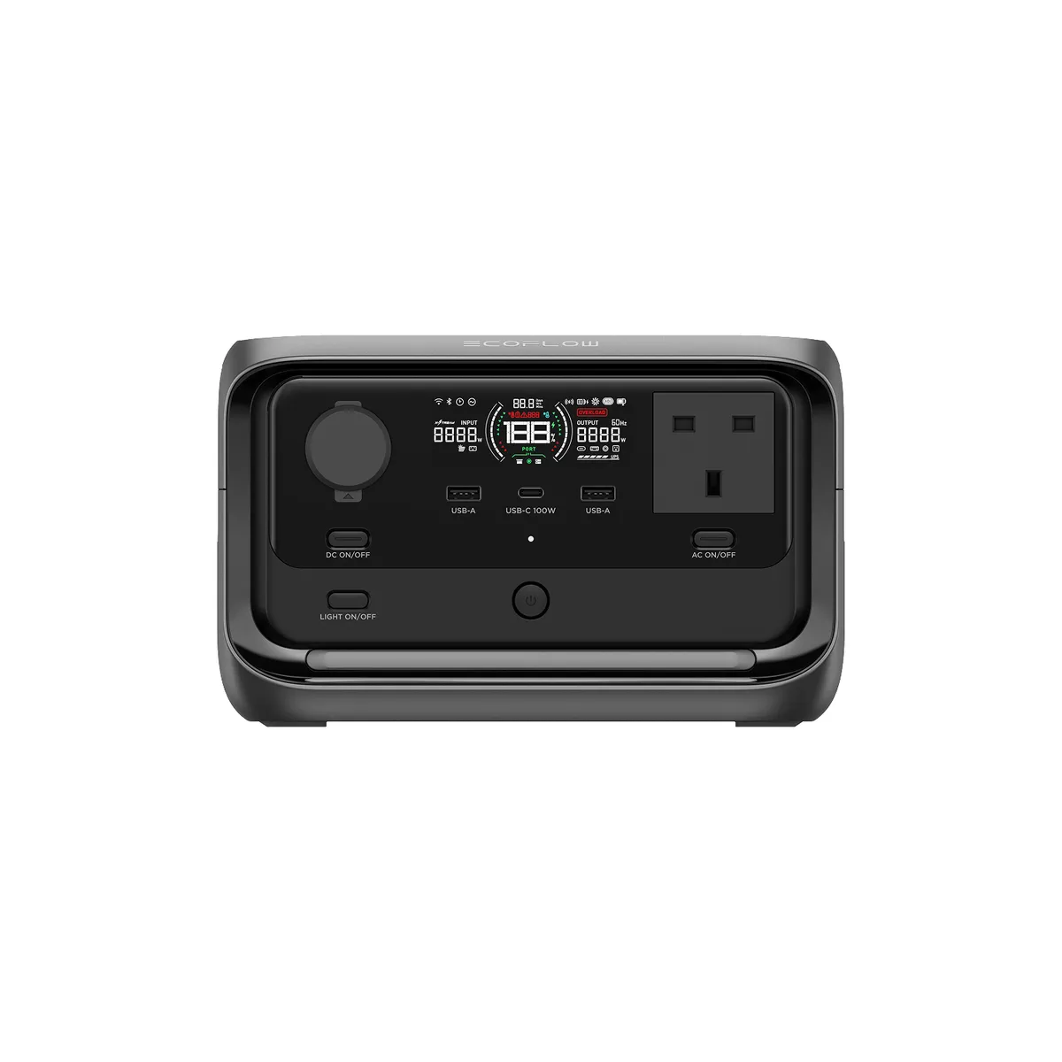 EcoFlow River 3 Plus Portable Power Station, front view