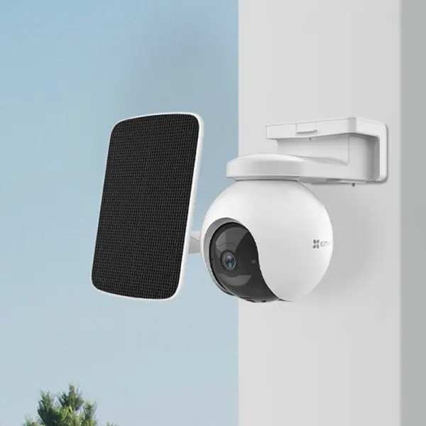 EZVIZ EB8 4G Solar Camera, side view