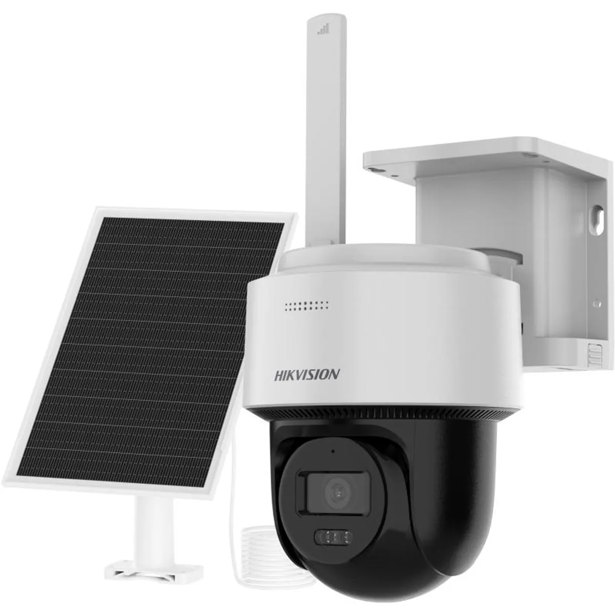 Hikvision DS-2CFSP4 4G Solar Camera, front view