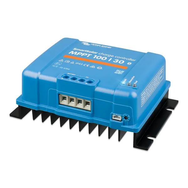 Victron SmartSolar MPPT 100/30, ports and controls